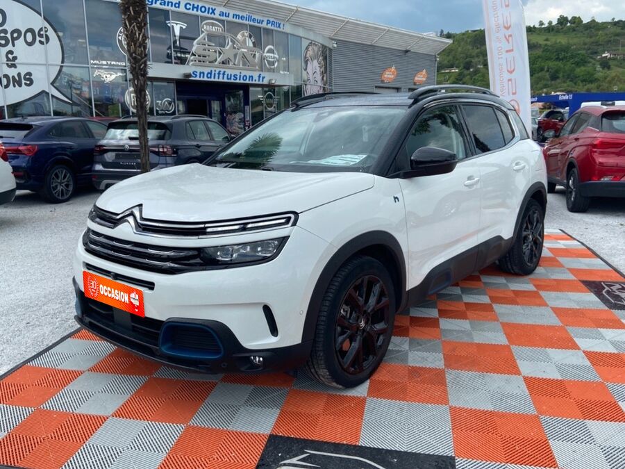 CITROEN C5 AIRCROSS - HYBRID 225 Ë-EAT8 SHINE PACK CHARGEUR 7.4KW PARK ASSIST (2020)