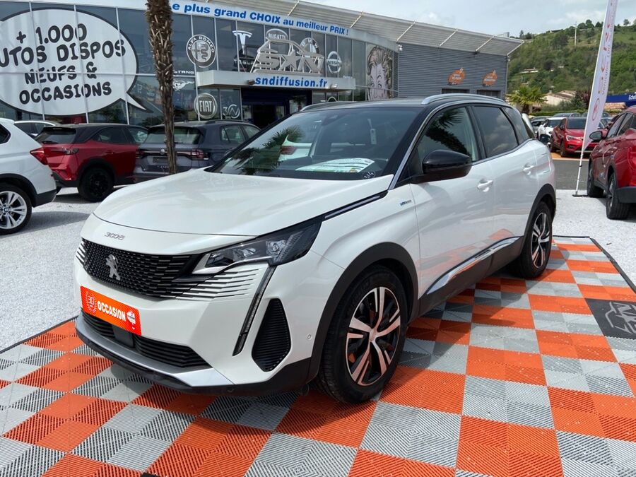 PEUGEOT 3008 - NEW HYBRID 225 E-EAT8 GT CUIR TOIT HAYON CHARGEUR 7.4KW (2021)