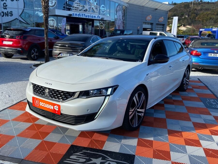 PEUGEOT 508 SW - BLUEHDI 180 EAT8 GT CUIR TOIT OUVRANT JA 19" (2019)