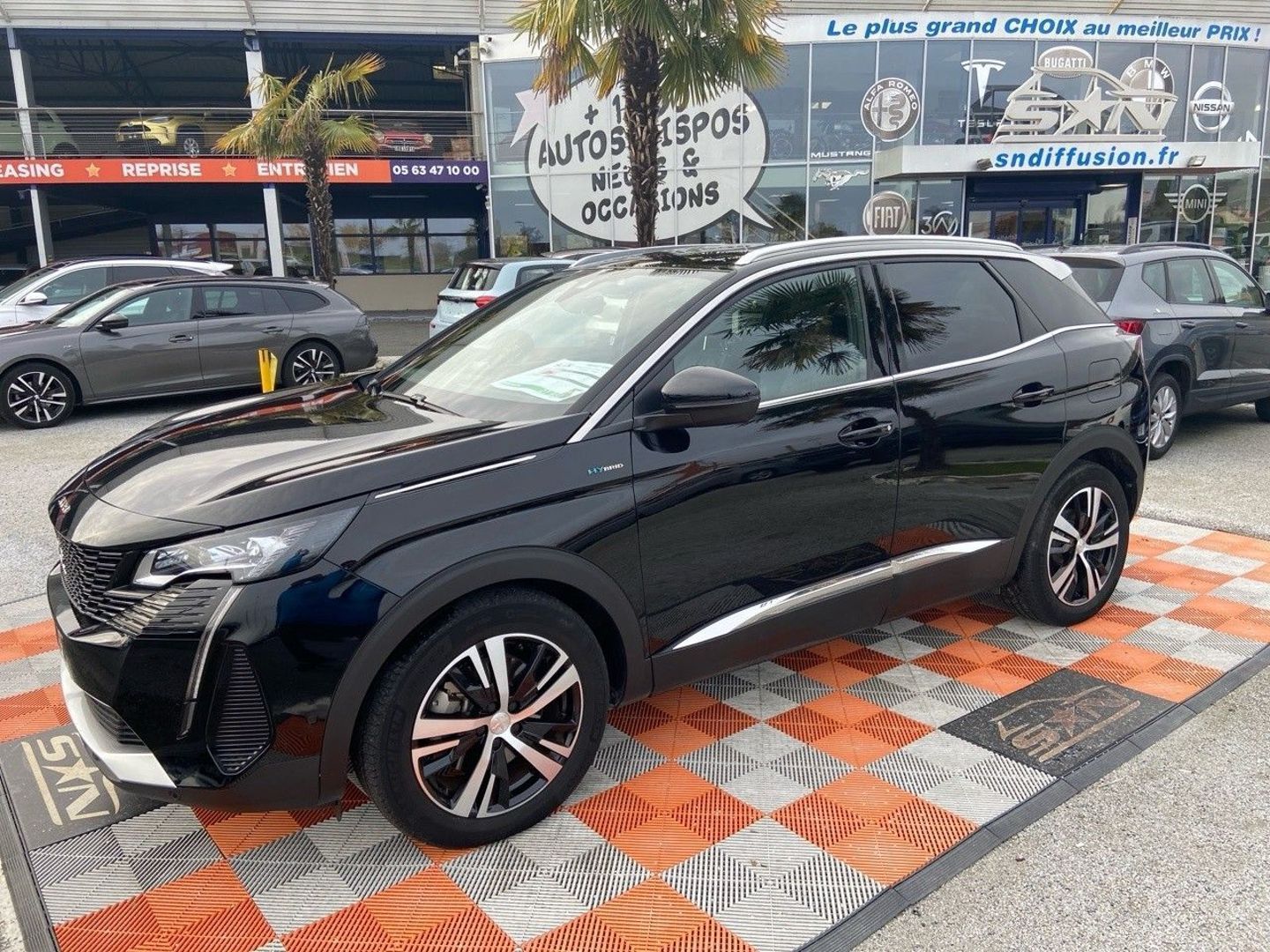 PEUGEOT 3008 - HYBRID 225 E-EAT8 GT CUIR CHARGEUR 7.4KW (2021)
