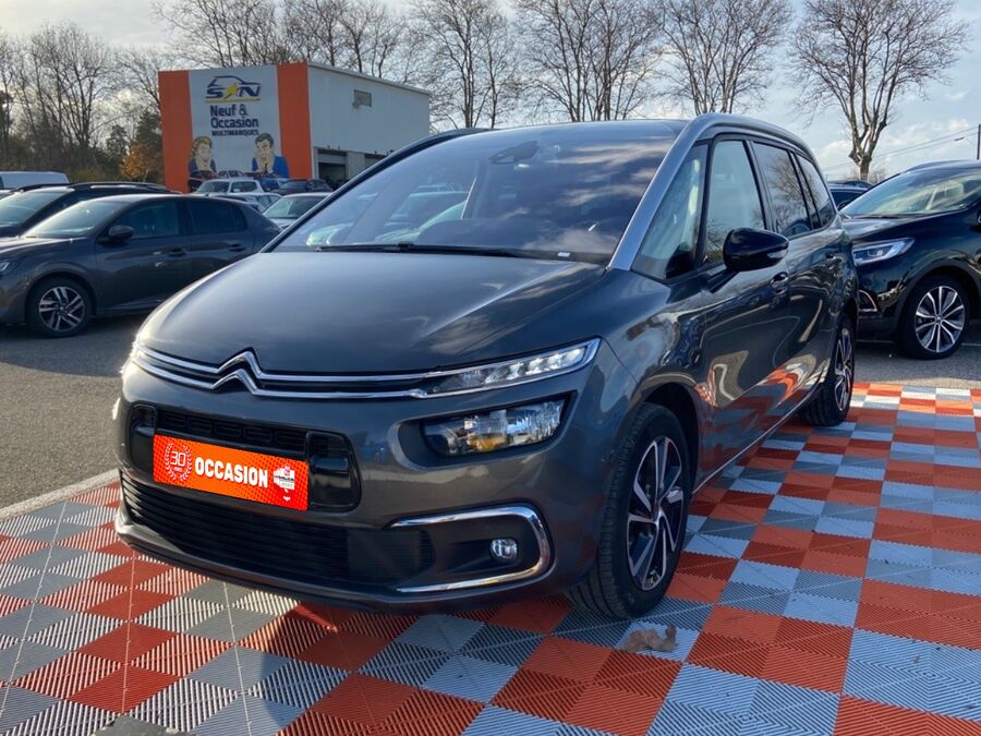 CITROEN GRAND C4 SPACETOURER - BLUEHDI 130 SHINE HAYON PACK ENFANTS DRIVE ASSIST 7PL (2021)