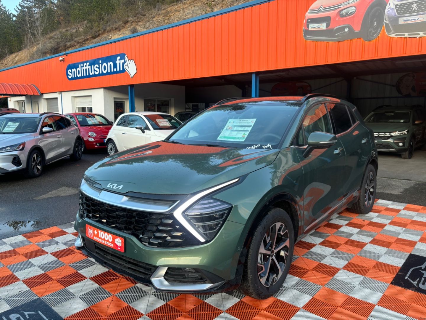 KIA SPORTAGE - 1.6 T-GDI HEV 230 BVA6 ACTIVE PACK LUXE TOIT CAMÉRA 360° (2024)