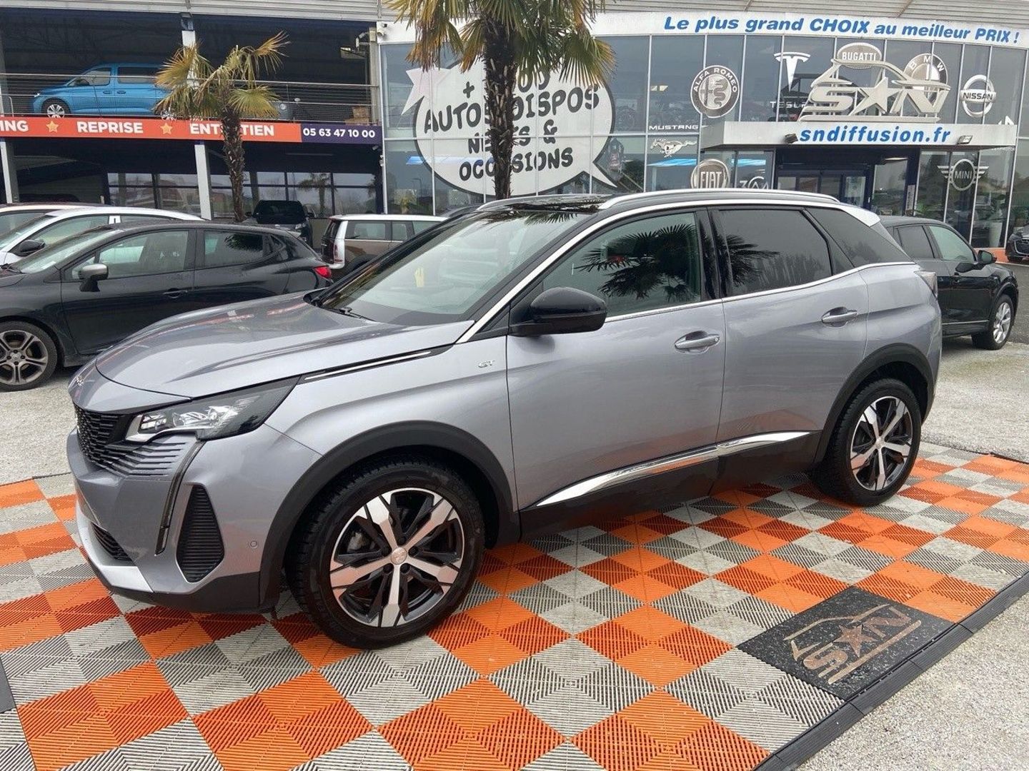 PEUGEOT 3008 - BLUEHDI 130 EAT8 GT TOIT HAYON GRIP 1°MAIN (2022)