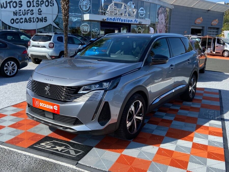 PEUGEOT 5008 - BLUEHDI 130 BV6 GT HAYON GRIP CAMÉRA 360° SC (2021)