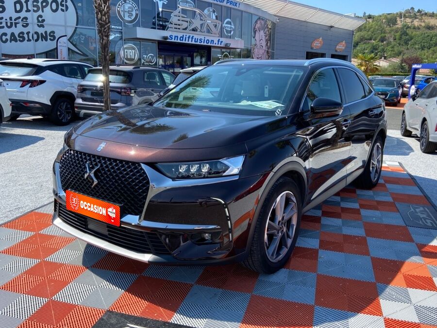 DS DS7 CROSSBACK - BLUEHDI 180 EAT8 GRAND CHIC CUIR TOIT OUVRANT 1°MAIN (2020)