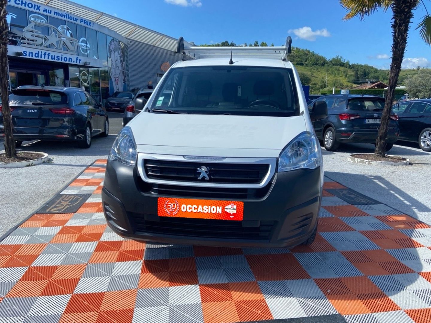 PEUGEOT PARTNER FOURGON - ELECTRIC PREMIUM STANDARD GPS Caméra 3pl Pte Lat Galerie