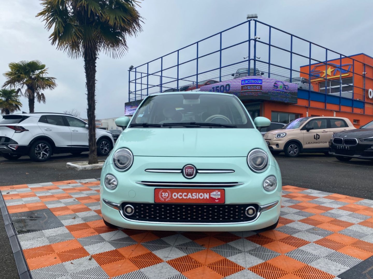 FIAT 500 - 1.2 69 LOUNGE Uconnect Radar Recul Pack Visibilité