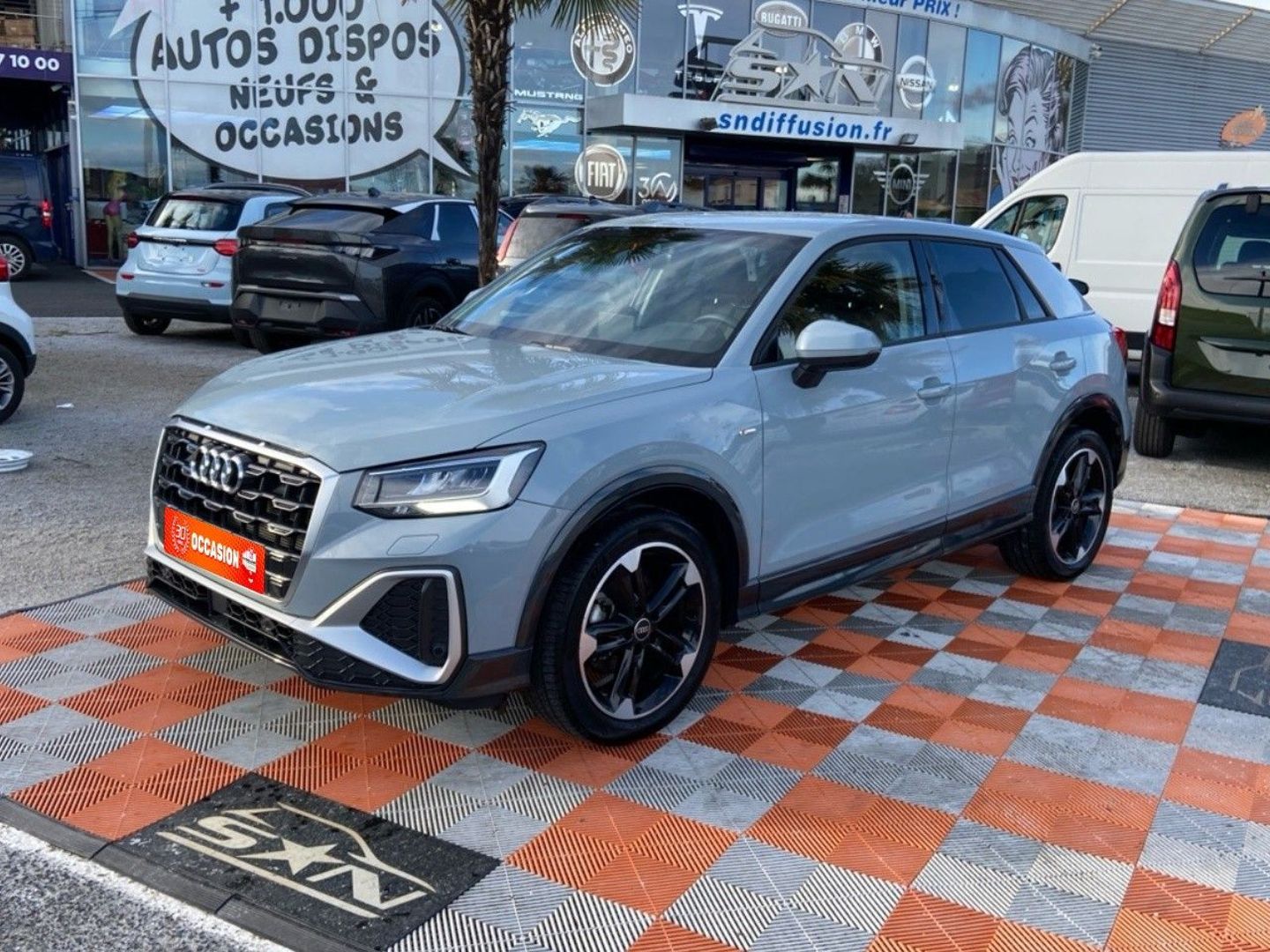 AUDI Q2 - 30 TFSI 110 BV6 S LINE Ext. GPS Caméra JA 18"
