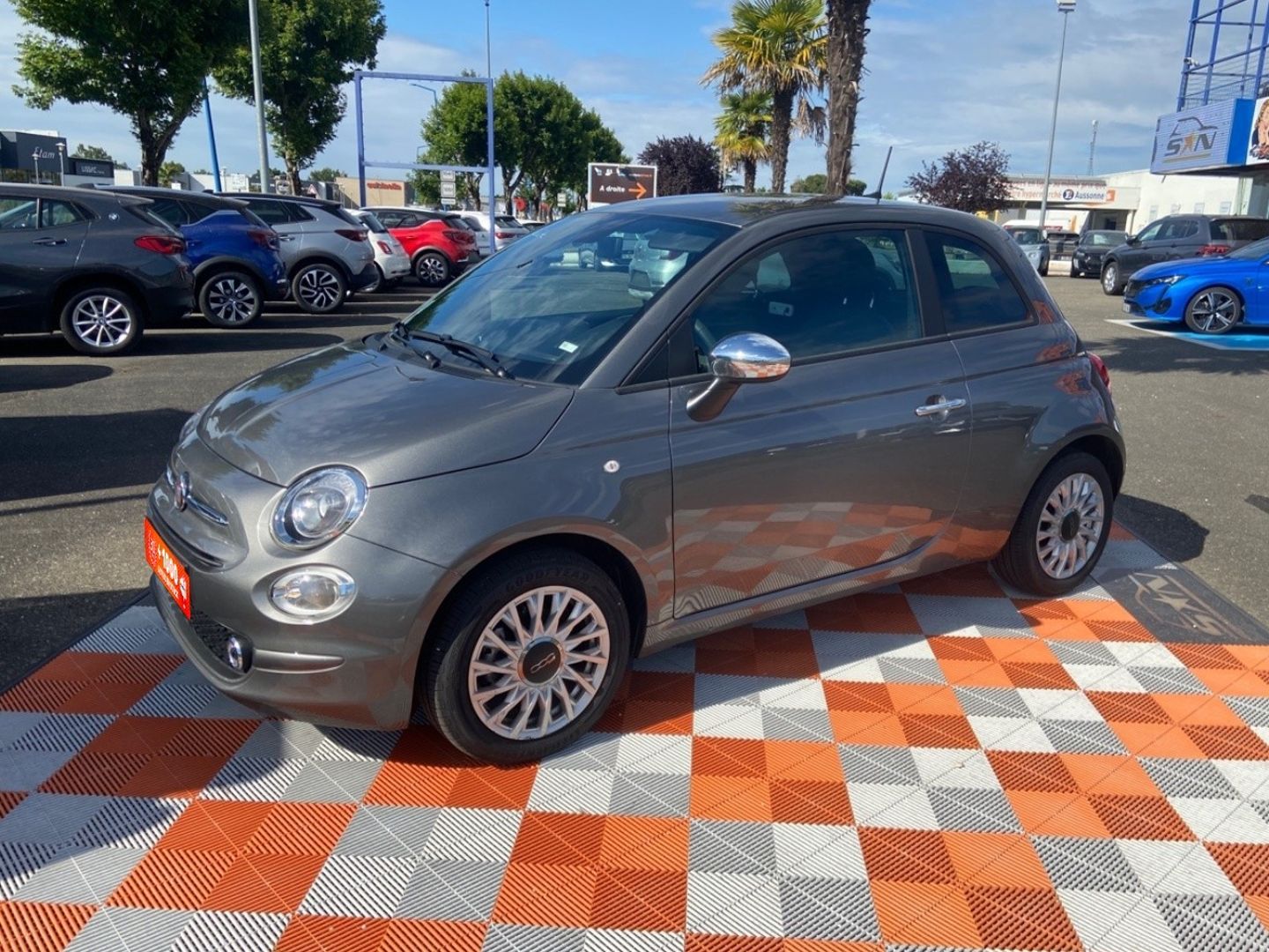 FIAT 500 1.0 Hybrid 70 JA 15" Radar Anti-Brouillard Coques Chrome