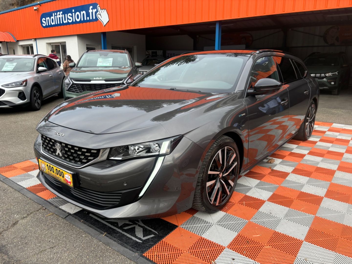 PEUGEOT 508 SW - HYBRID 225 e-EAT8 GT PACK CUIR Toit Caméra 360° HIFI FOCAL Night Vision 1°Main