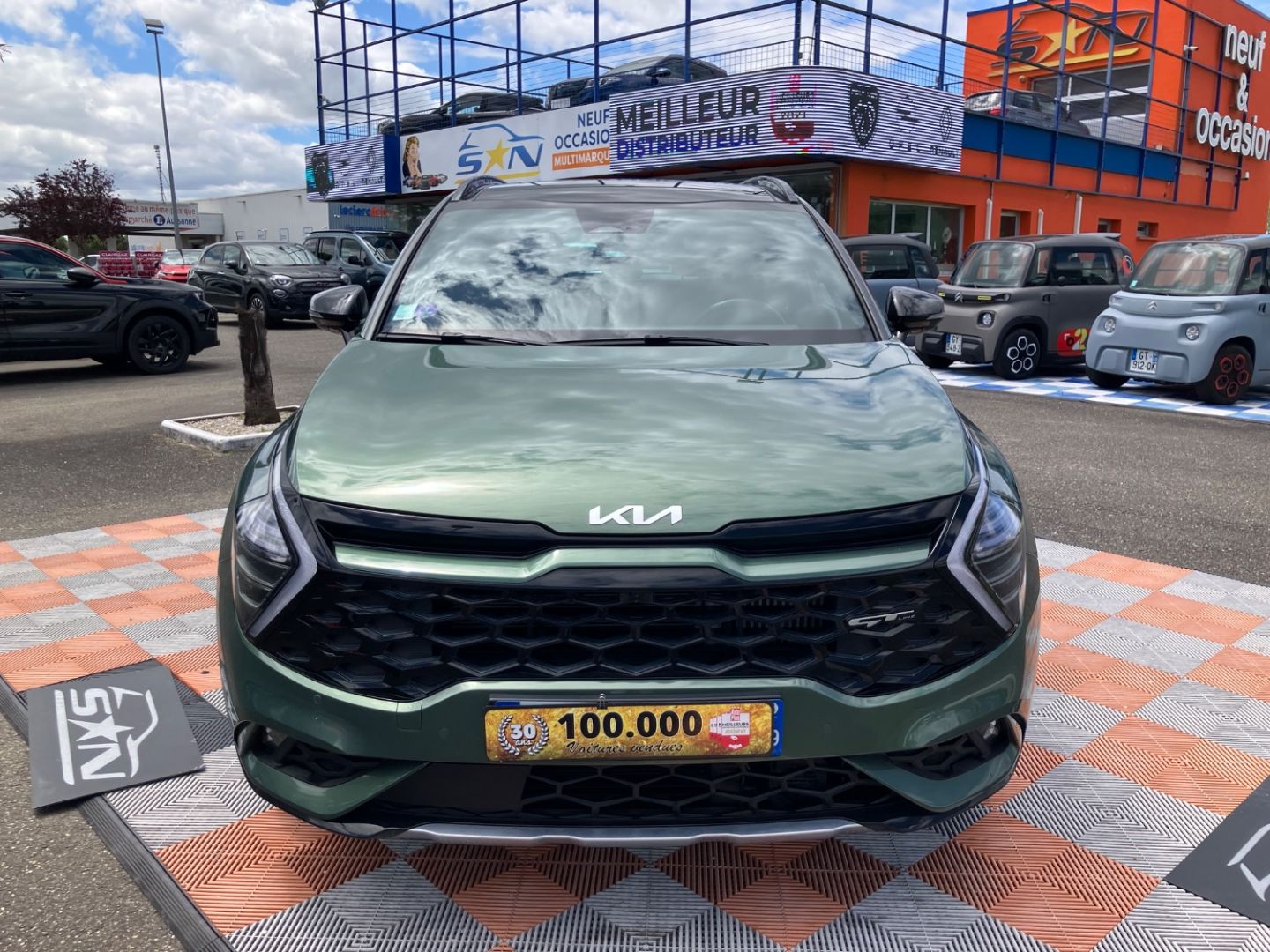 KIA SPORTAGE 1.6 T-GDI HEV 230 BVA6 4x4 GT LINE PREMIUM CUIR Toit Caméra 360° 1°Main