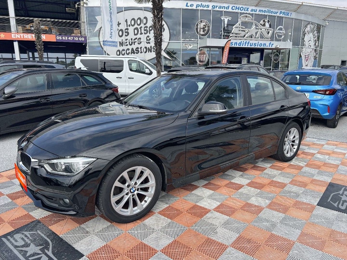 BMW SERIE 3 318DA 150 BVA8 GPS JA17 FULL LED